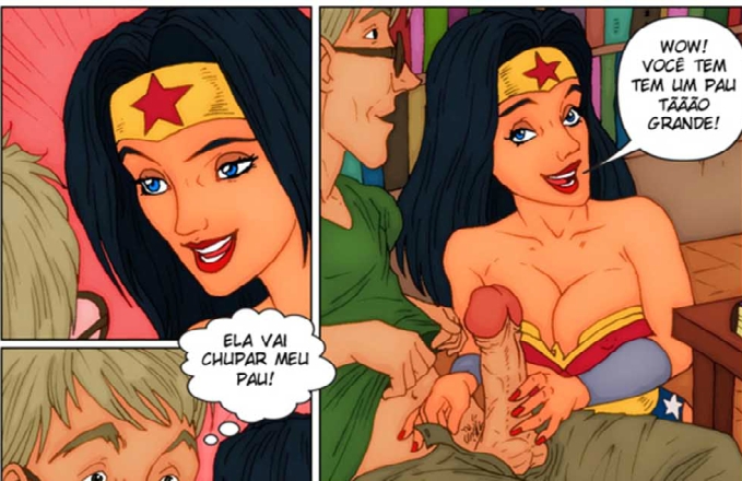 Wonder Woman Quadrinhos Eróticos Revistas Quadrinhos