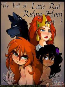 Chapeuzinho Vermelho 3 – Anal com Lobo Mau – HQ Comics