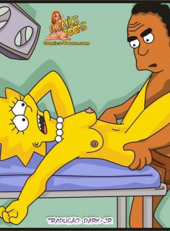 Levando a Lisa no Doutor – The Simpsons – Comics Quadrinhos