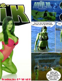 Mulher Hulk pelada na Ilha perdida – Comix
