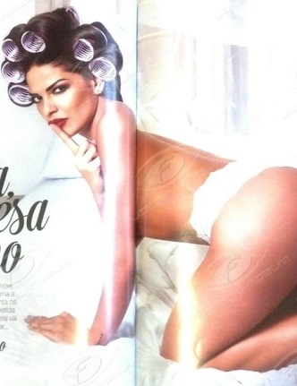Nuelle Alves – A Dona Candinha pelada nua na Playboy 2015