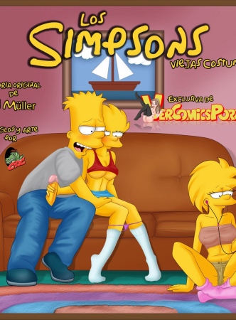 Bart cachondo con sus hermanas – Quadrinhos Eróticos