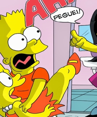 Bart e Lisa Simpsons – Sexo na Escola – Quadrinhos Eróticos