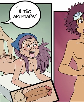 Yolei Suruba com os Meninos – Quadrinhos Eróticos