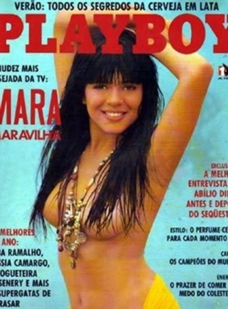 Mara Maravilha nua pelada na Revista Playboy