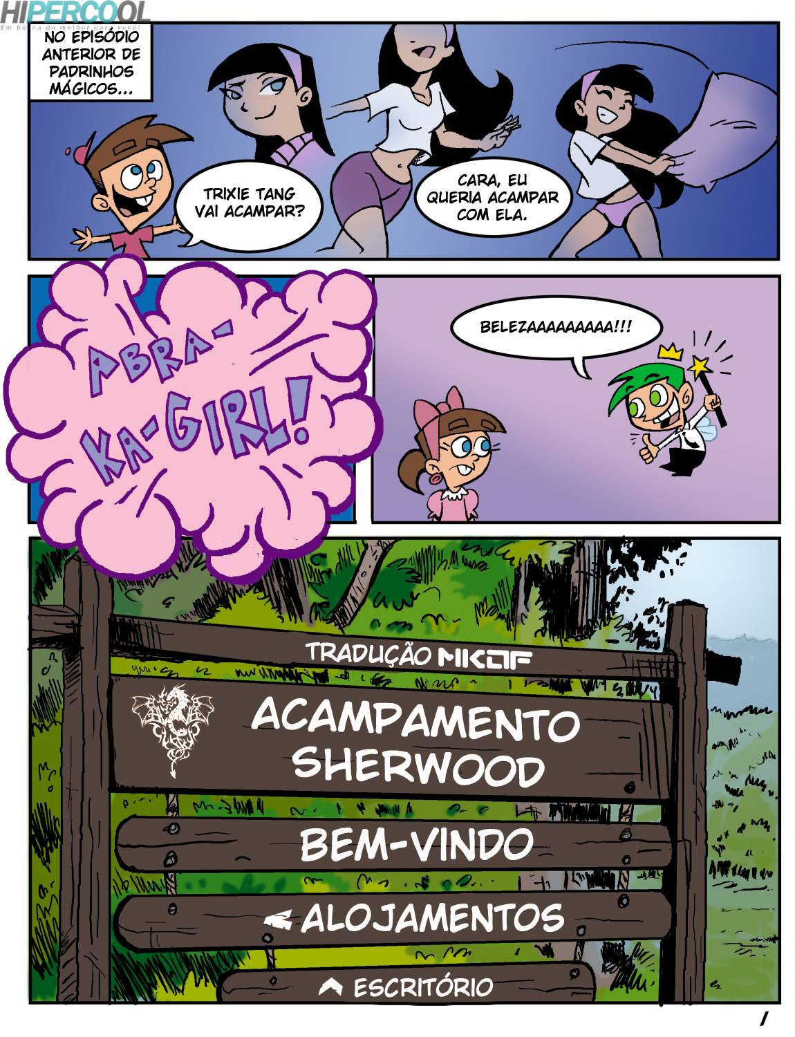 Os Padrinhos Mágicos – Acampamento Sherwood Parte 1 – Quadrinhos Eróticos -  Revistas & Quadrinhos