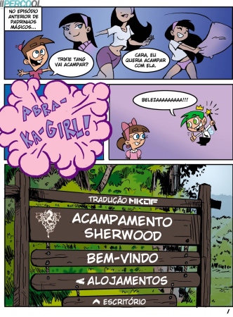 Os Padrinhos Mágicos – Acampamento Sherwood Parte 1 – Quadrinhos Eróticos
