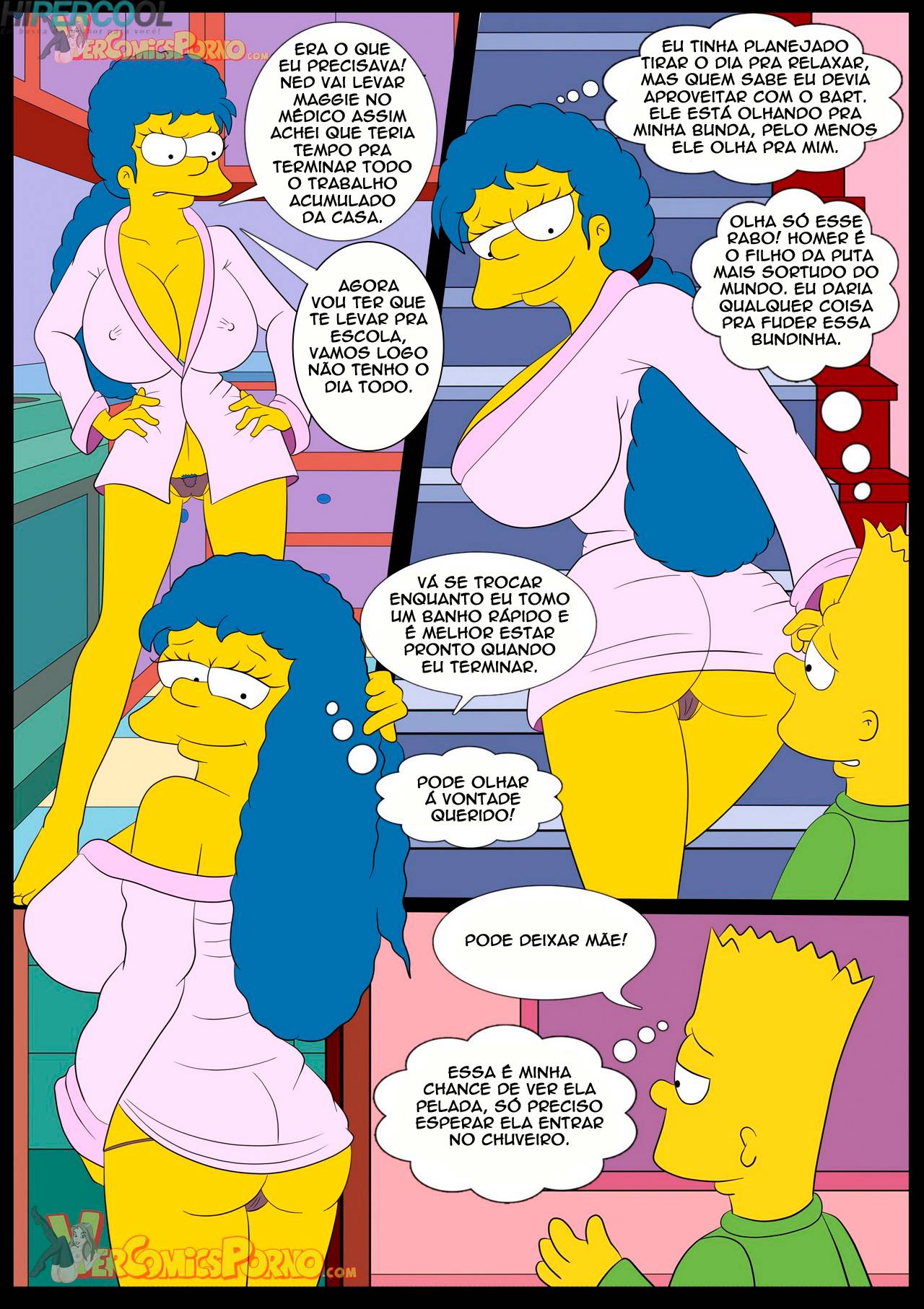 Os Simpsons – Sexo com minha Mãe – Quadrinhos Eróticos - Revistas &  Quadrinhos