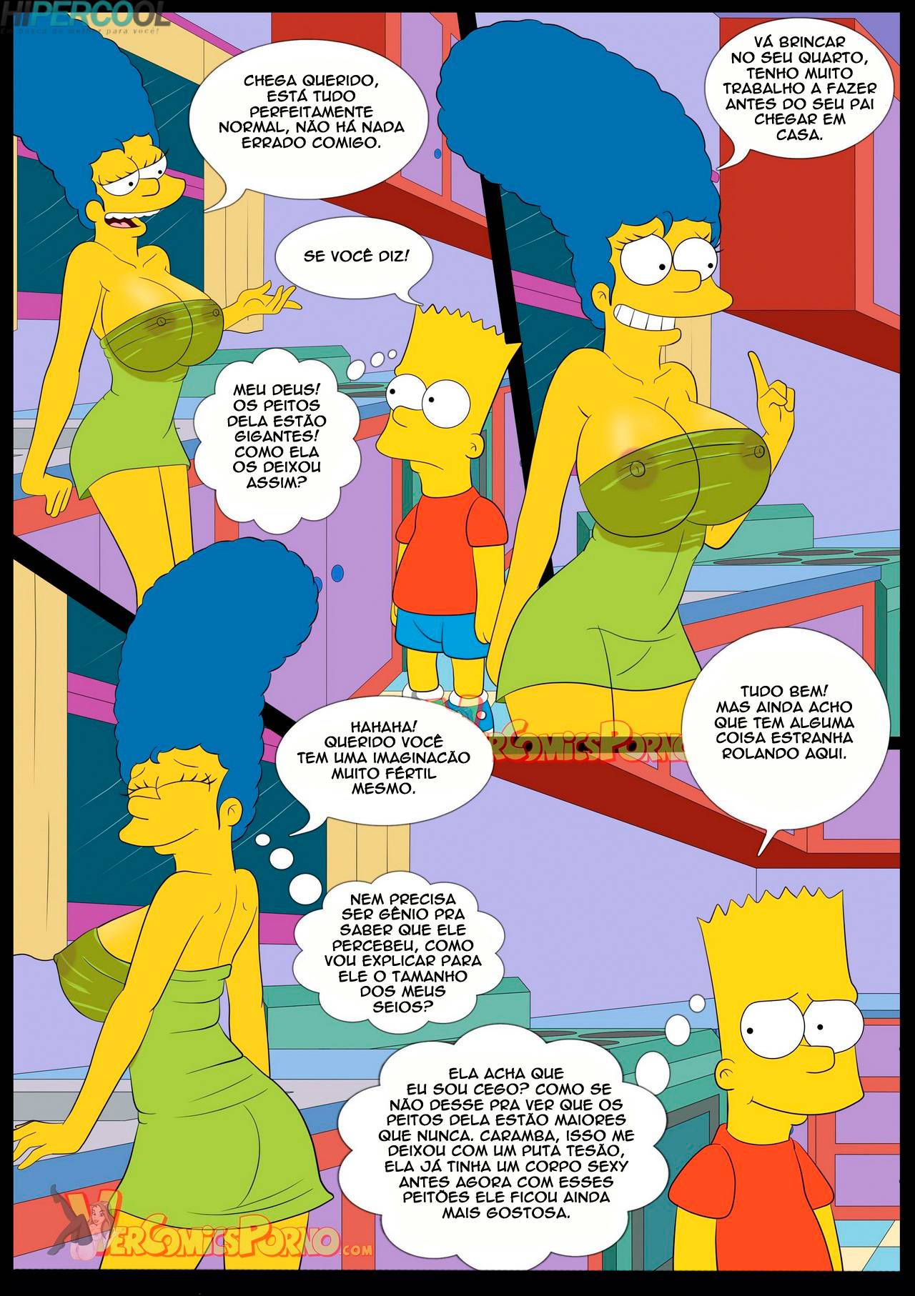 Os Simpsons – Sexo com minha Mãe – Quadrinhos Eróticos - Revistas &  Quadrinhos