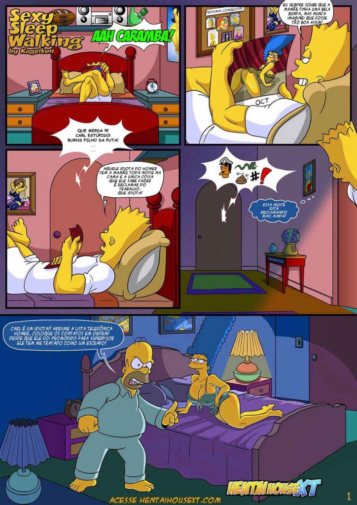 Sexy Sleep Walking Simpsons (2)