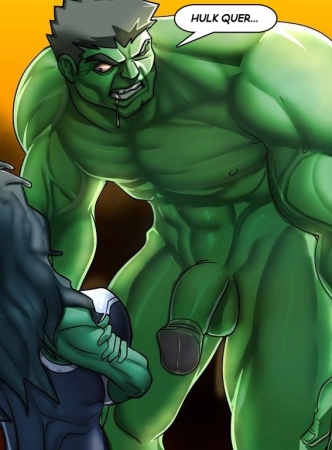 Hulk e Mulher Hulk – Quadrinhos Eróticos