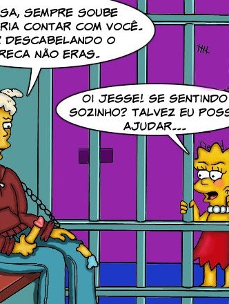 Visita da Lisa Simpsons- Sexo na Prisão