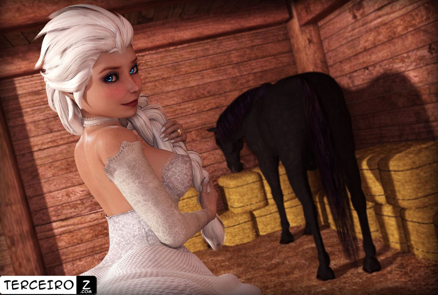 Elsa Frozen Cg Hentai - Elsa dando para o Cavalo- Frozen | RevistaseQuadrinhos ...