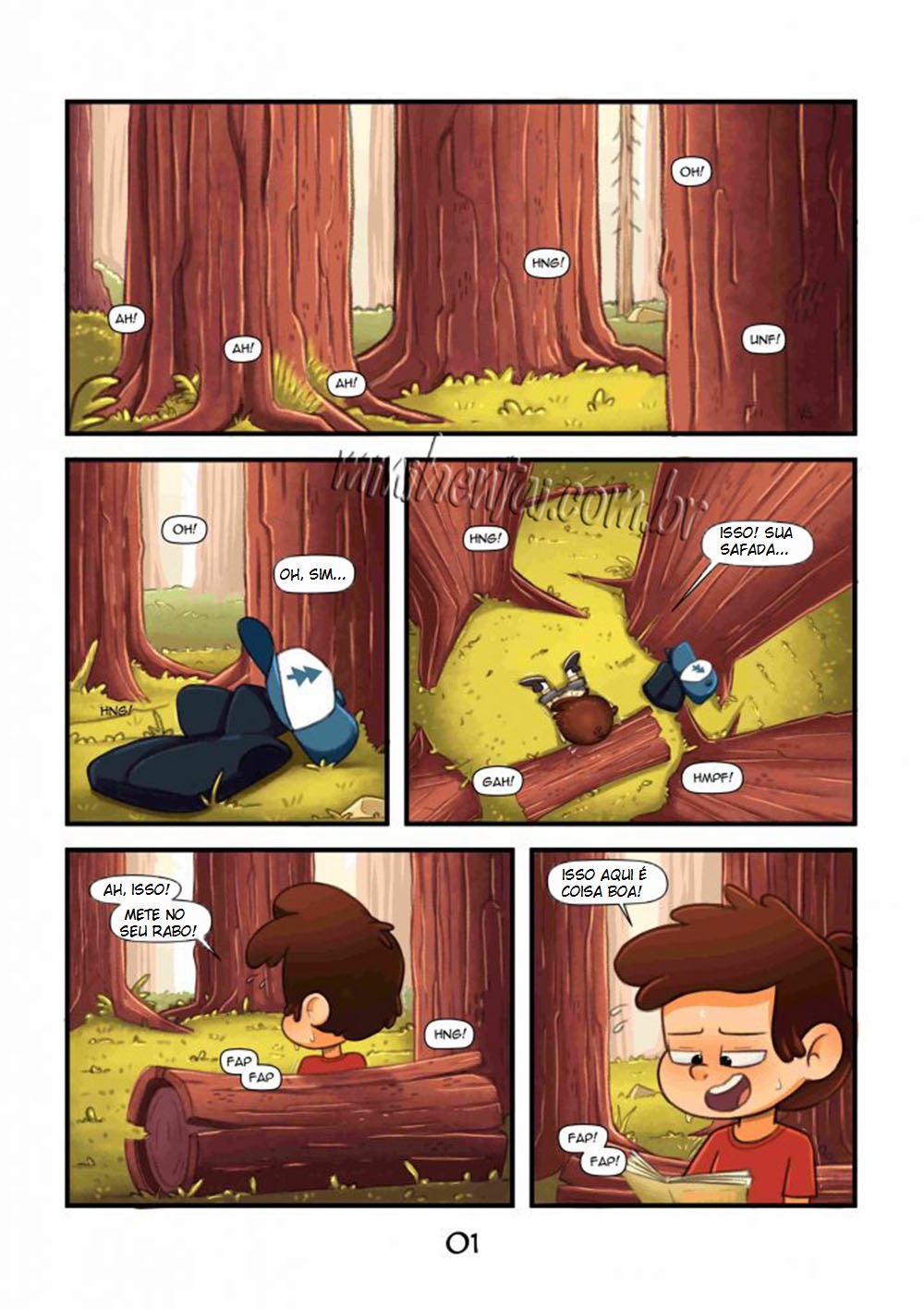 Gravity Falls Dipper And Pacifica Porn Cum - Secret Of The Woods â€“ Gravity Falls | RevistaseQuadrinhos ...