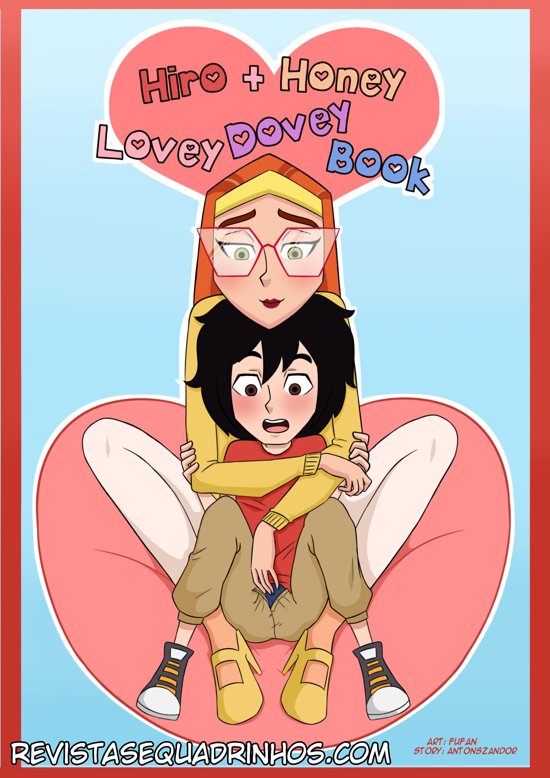 1131px x 1600px - Big Hero 6 - Hiro and Honey Lovey Dovey Book [Fufan ...