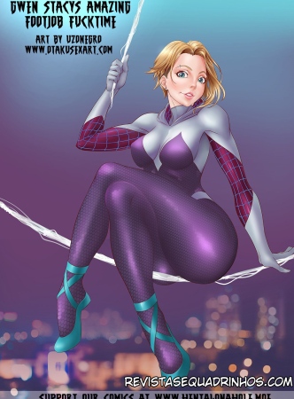 Gwen Stacys Amazing Footjob Fucktime – Spider-Man Into the Spider-Verse  (PT-BR)