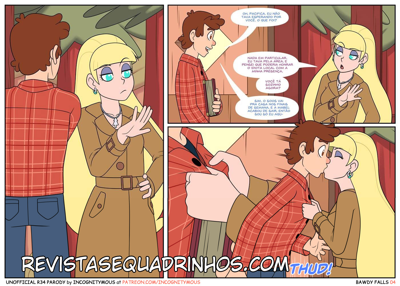 Bawdy Falls – Gravity Falls by Incognitymous (PT-BR) - Revistas & Quadrinhos