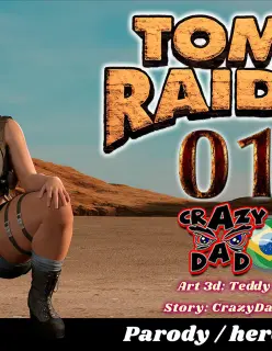 CrazyDad3D: Tomb Raider 1 em Revistas e Quadrinhos
