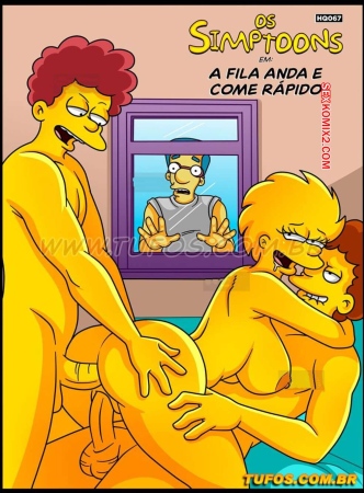 Os Simptoons 67: A Fila anda e come rápido